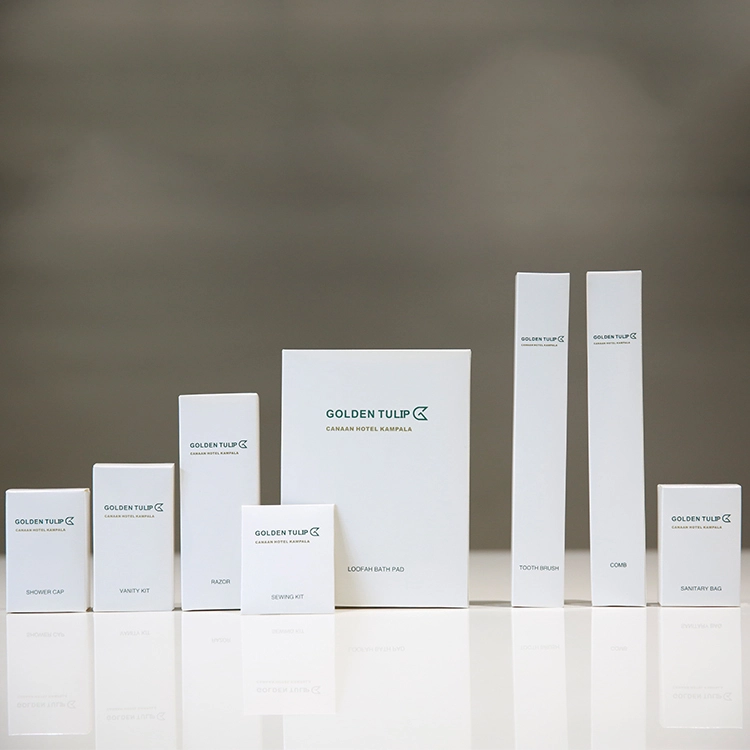 Ensemble de commodités d'hôtel de luxe 5 étoiles kit de rasage articles de toilette en gros 1