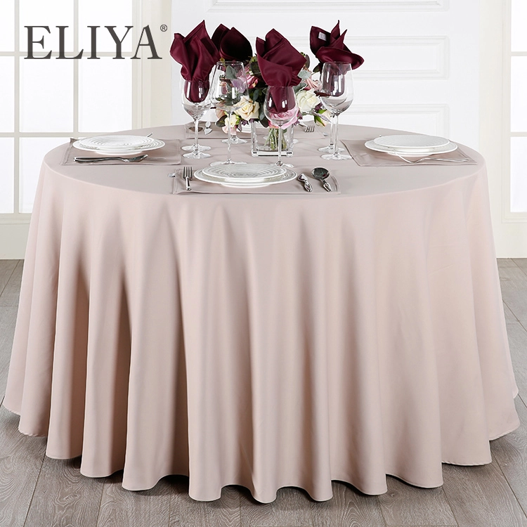 Diseño de hotel, ropa de mesa de lujo personalizada, tela de servilleta para banquete de boda con impresión de logotipo 1
