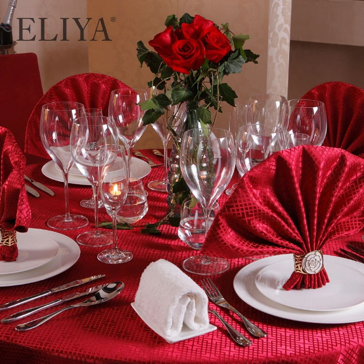 Wedding Table Cloth And Linen For Hotel Restaurant 1