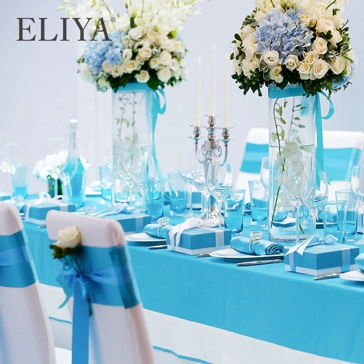 Romantic Design Custom Banquet Theme Linens Set Beautiful Wedding Table Cloth 1