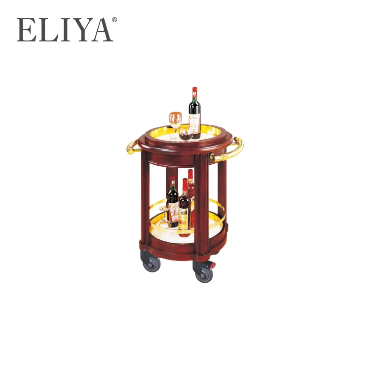 Hotel Bar Restaurant Service Trolley Liquor Wine Cart 1