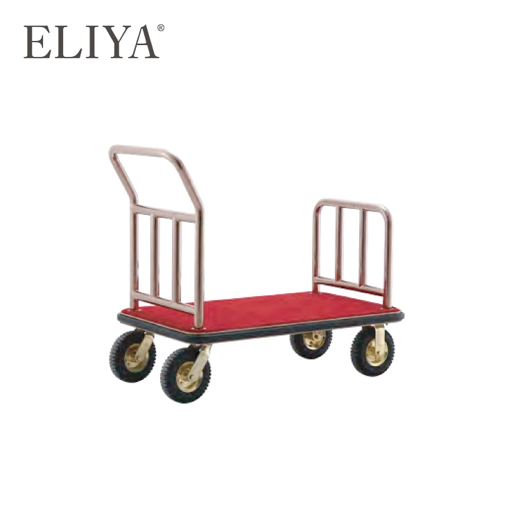 Luxury Hospitality Product Linen Trolley 5 Star Hotel Luggage Cart 1