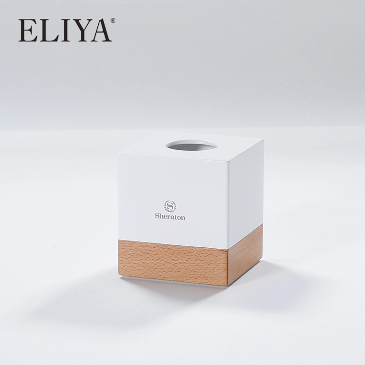 High Quality Multi-Functional Design Hotel Room Service Acrylic Tissue Box 1