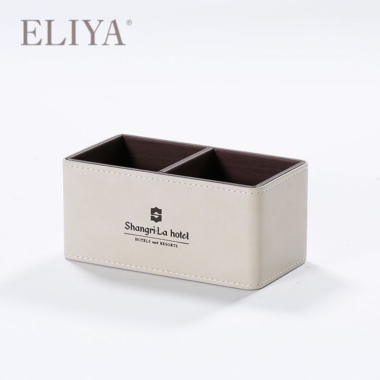 Luxury Hotel Leather Products Tary Service Holder Consumable Box 1