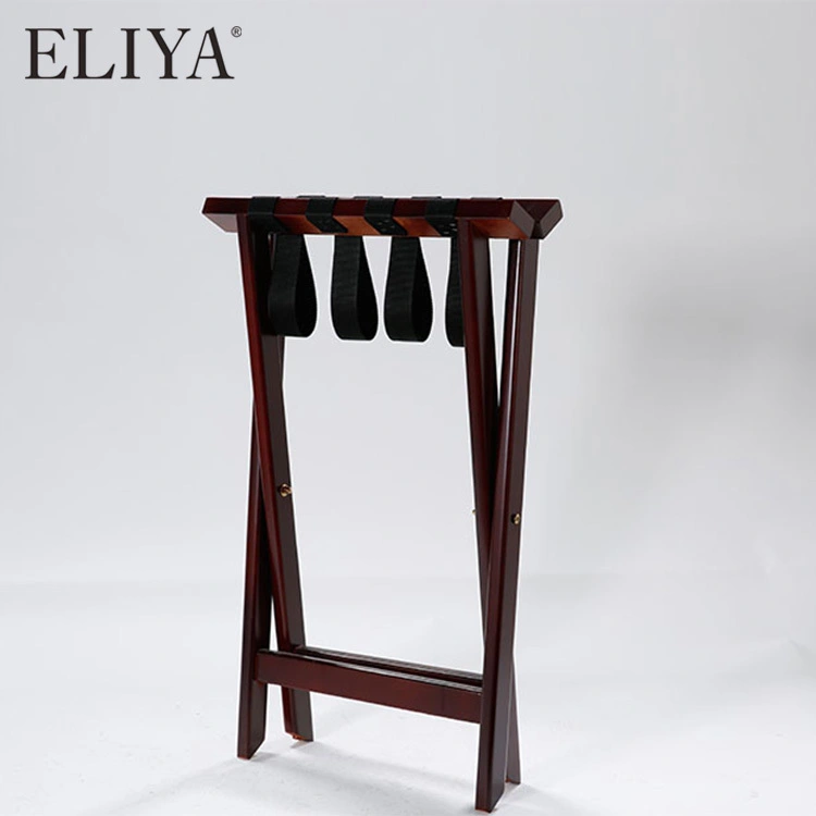 Luxury 5 Star Hotel Folding Wood Luggage Rack For Hotels 1