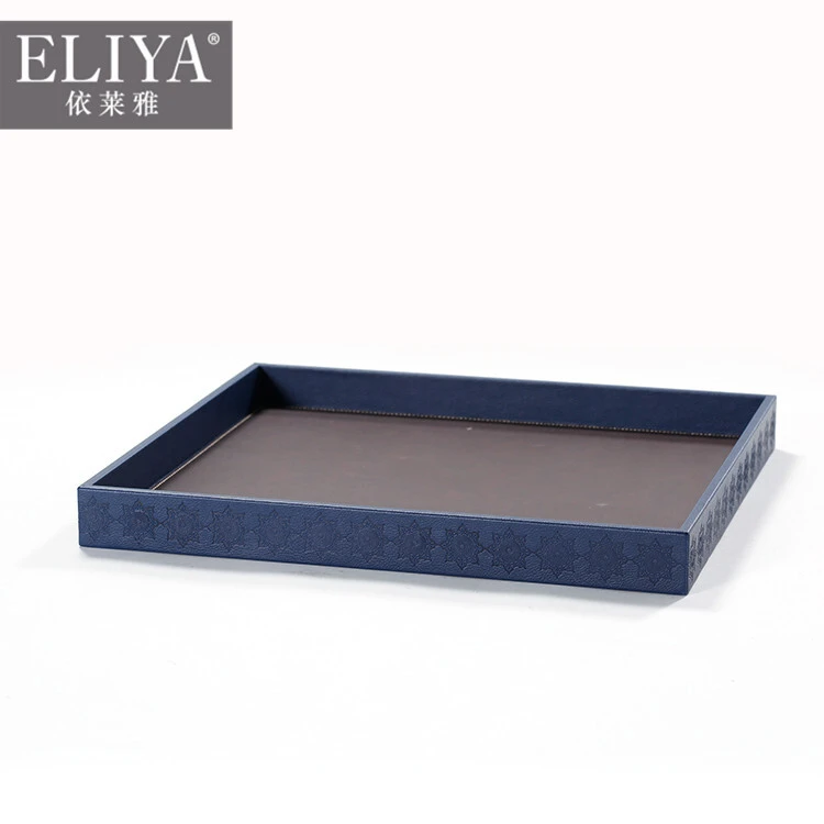 ELIYA hotel non-slip leather serving tray food 1