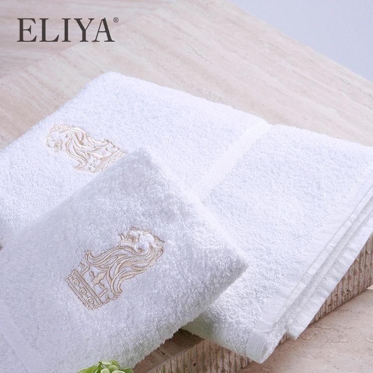 Premium Cotton Luxury Hotel Jacquard Bath Towel Skin Friendly Terry 1