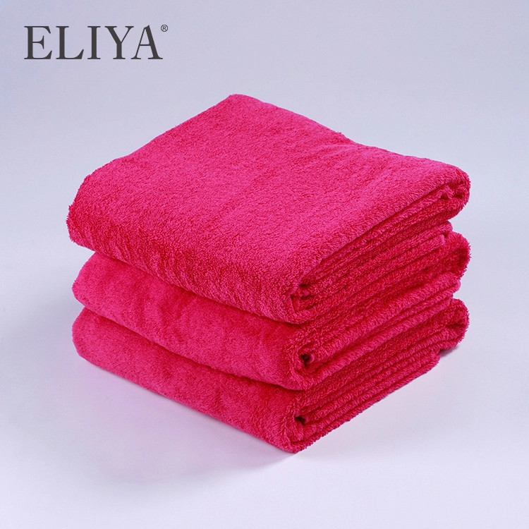 Wholesale Custom Color Embroidered Logo Hotel Bath Towels For Adults 1