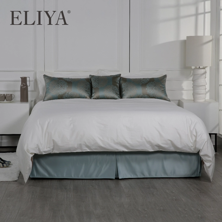 Satin Style Bed Sheet 100%Cotton Quality Wedding Design Bedding Sets 1