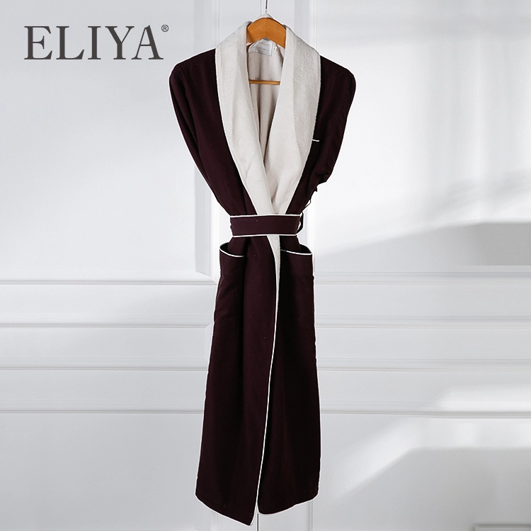 Hotel 5 Star Unisex Luxury Bathrobe Women Designer Bathrobe 1