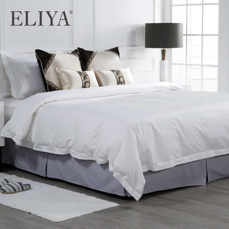 100% Combed Cotton Linen Collection Bedding Quilt Bed Cover Hotel 1