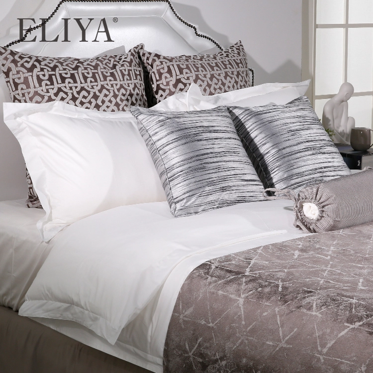 Chine Fournisseurs 5 étoiles Hôtels Feather Wholesale Queen Quilt Literie Ensemble de draps de lit d'hôtel 1