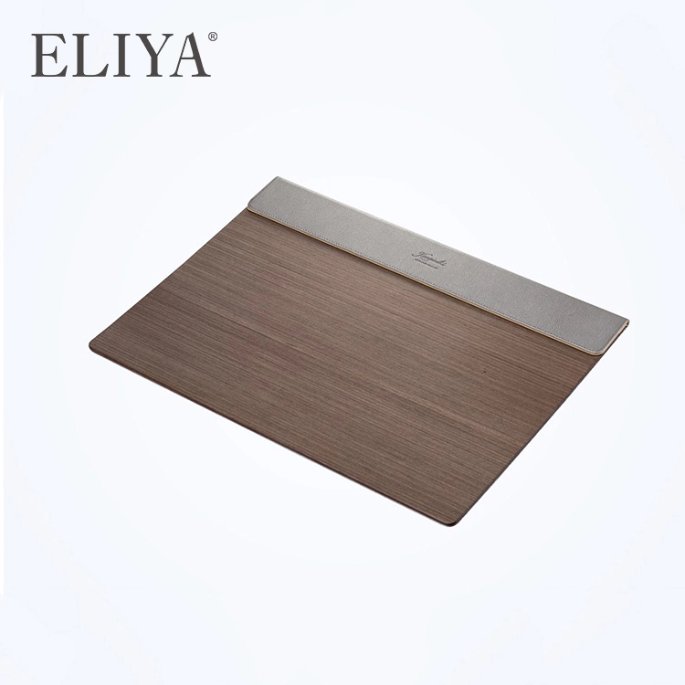 Tapis de bureau en cuir personnalisé de la réception de l'hôtel 1