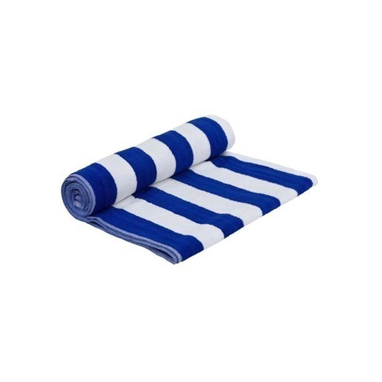 ELIYA Hot Selling 100% Cotton Blue And White Line Beach Towel Pool Towel Manufacture 1