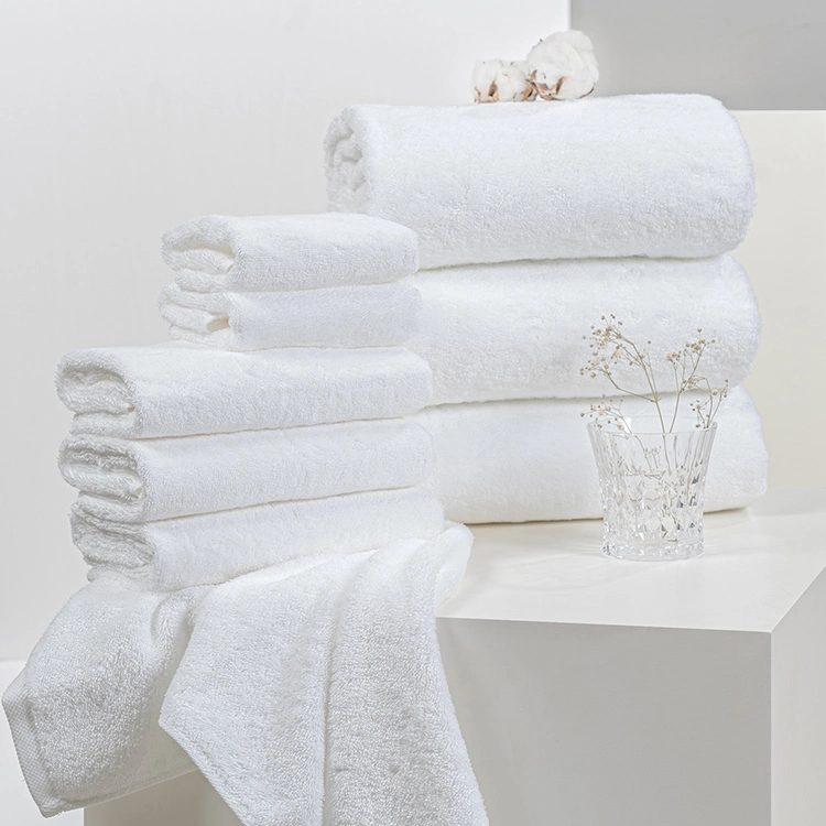 Eliya Factory 600GSM Custom Logo Hotel Gym Bathroom White Color 35*75CM Soft Small Guests Hand Towel Set 1