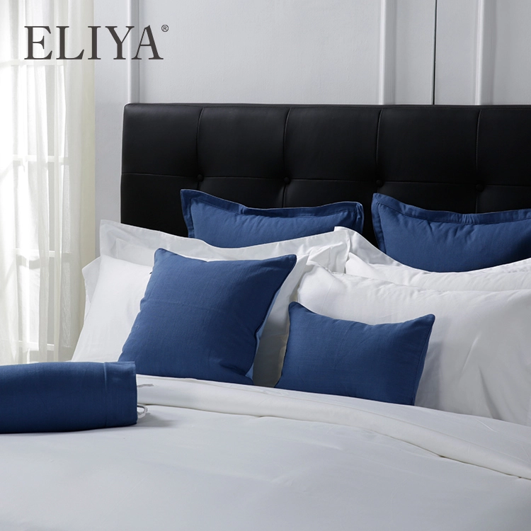 Quality Star Hotel Fitted Queen Size Cheap Flat Sheets 4Pcs Bedding Set 1