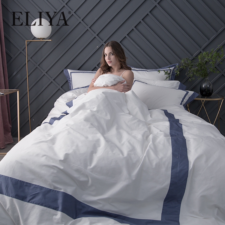Wholesale White 5 Star Hotel Bed Sheet White Hotel Room Linen