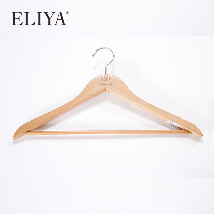 Hotel Anti Theft Wooden Clothes Coat Hanger Hot Sale 1