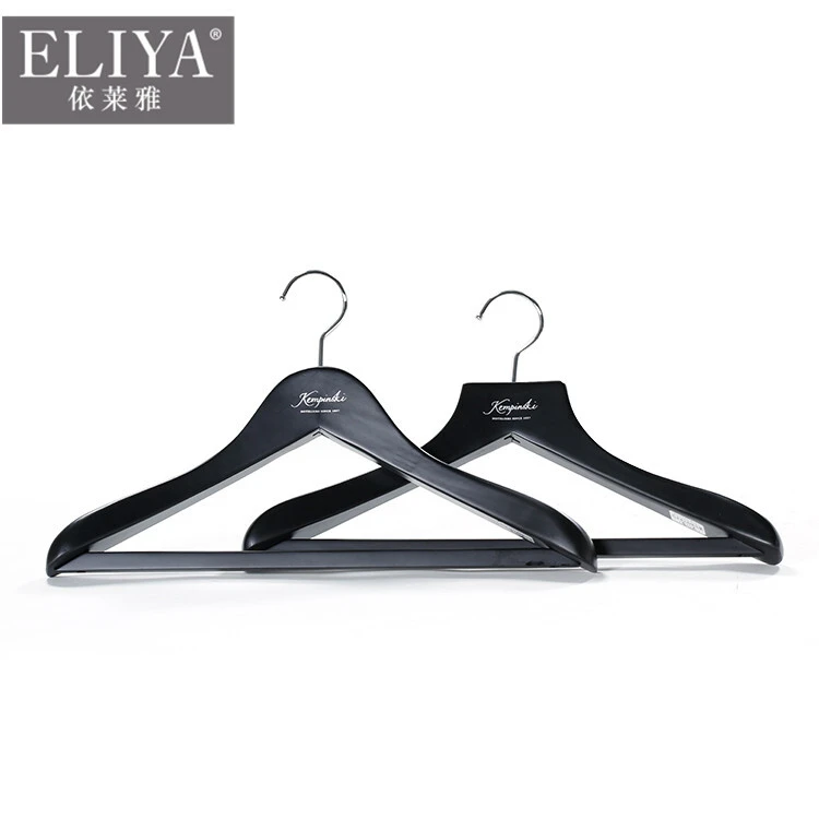Black Hotel Cloth Hanger ,Wood Hanger Hotel 1