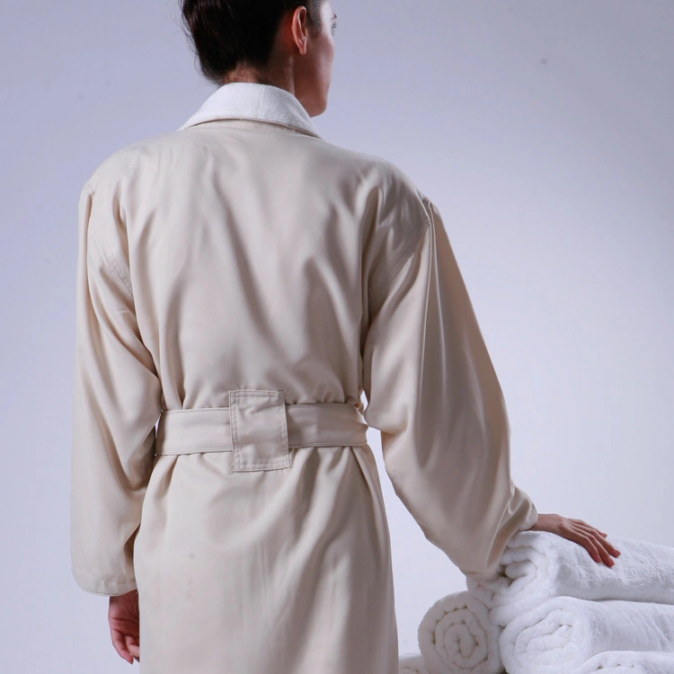 Promotional Hotel Cotton Heated Bathrobe With Sheraton Logo 1