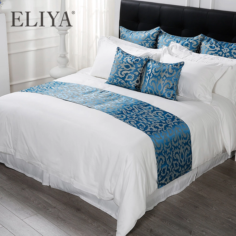 Wholesale Designer Jacquard Bedding Set Cotton Luxury Bed Sheet Bed Runner Duvet Cover 1