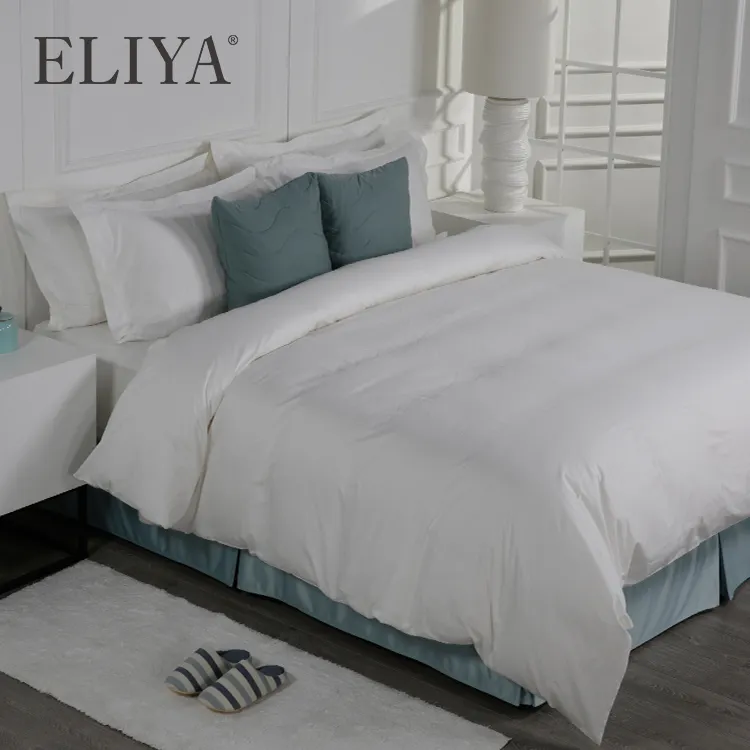 Woven ELIYA Wholesale Hotel Sheets Plain / Jacquard / Stripe / Embroide Manufacturer ELIYA Brand 2