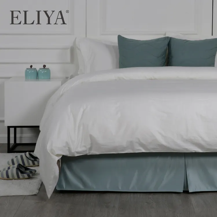 Woven ELIYA Wholesale Hotel Sheets Plain / Jacquard / Stripe / Embroide Manufacturer ELIYA Brand 6