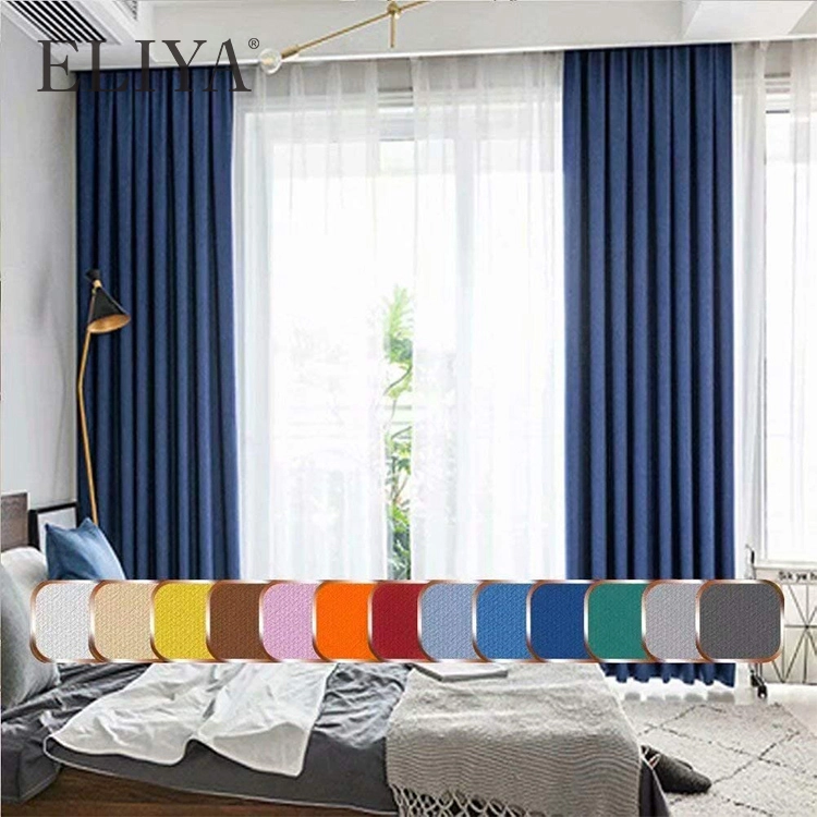 ELIYA Flexible Black Out Customized Window Sheer Curtain Supplier 1