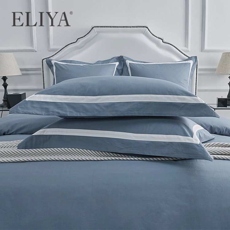 100% Cotton 5 Star Hotel Luxury Bed Sheet Bedding Set for Hotel 1