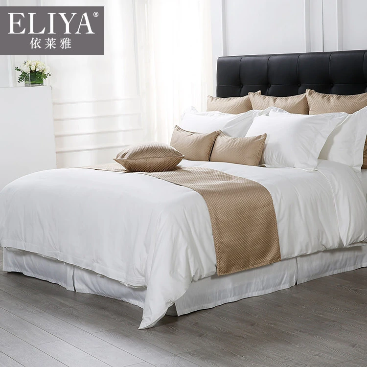 Printing 100 Cotton Fabric Hotel Bedding Set 1