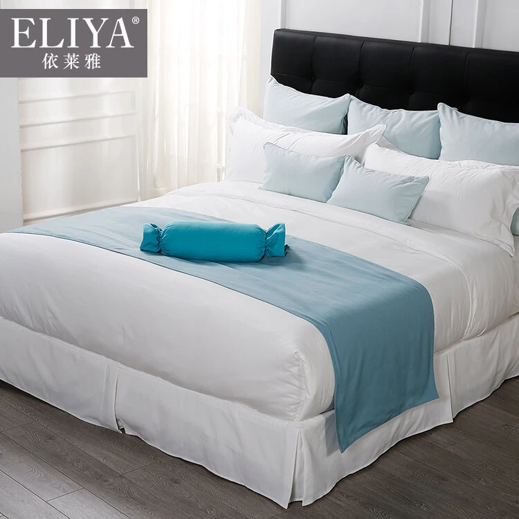 Home textile 100% cotton hotel king size sheets ,fabrics make hotels bed sheets in indonesia 1