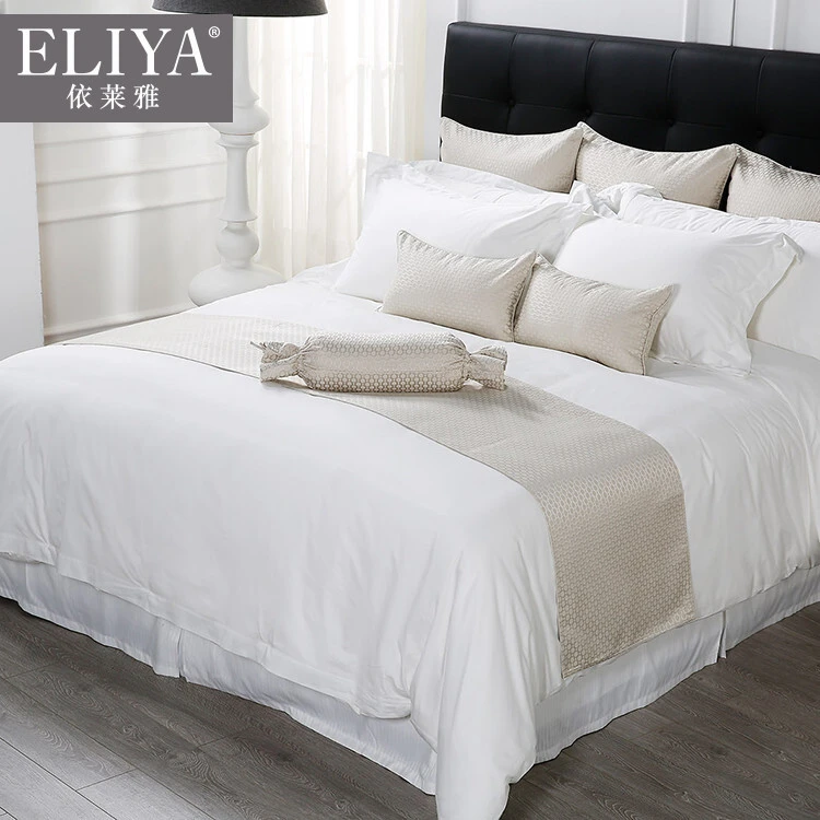 Five star hotel customised king bed sheets 1000 tc ,sheets made for hotels 1