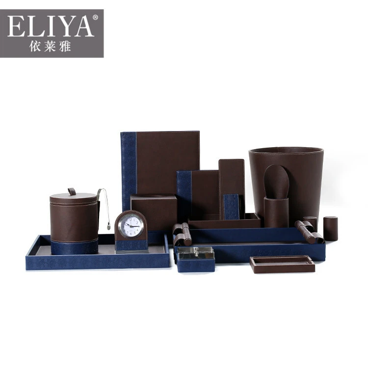 ELIYA leather hotel bathroom amenities tray 1