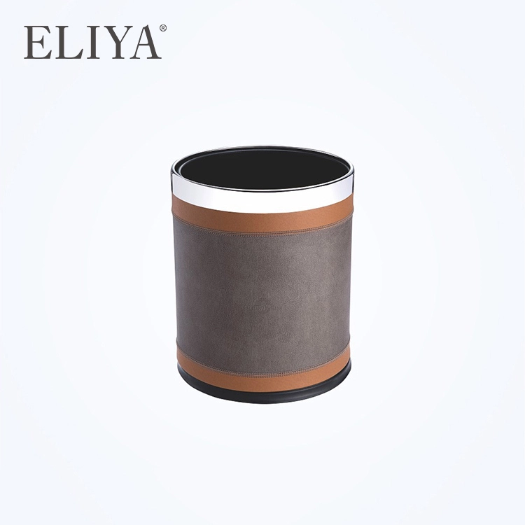 ELIYA Holiday Inn 5L Guest Room Round Stainless Steel Hotel Trasn Bin 1