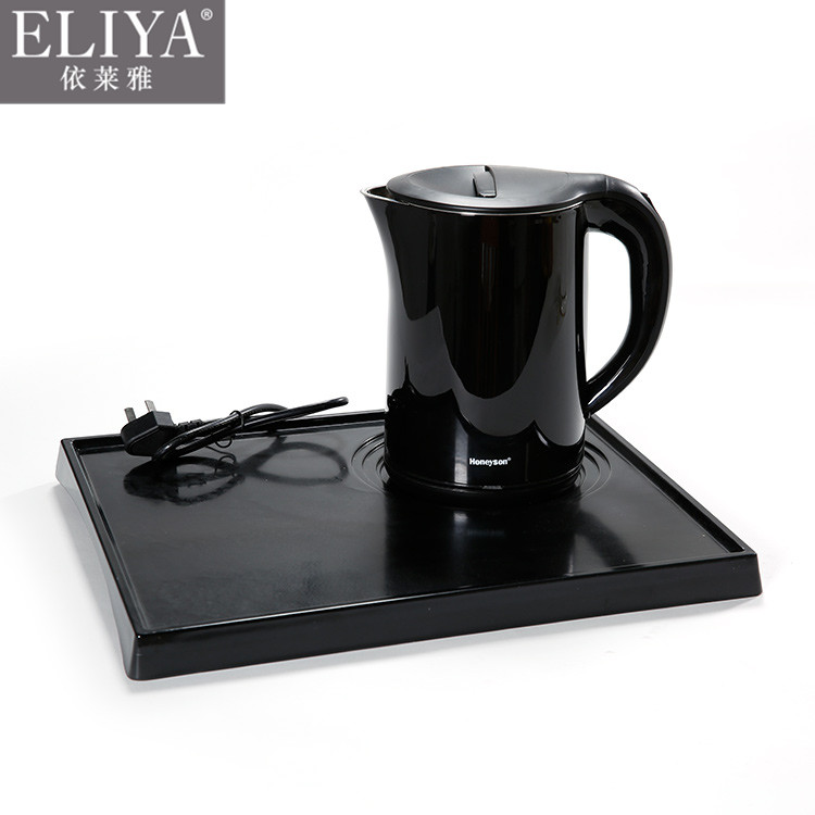Hotel room kettle with tray set