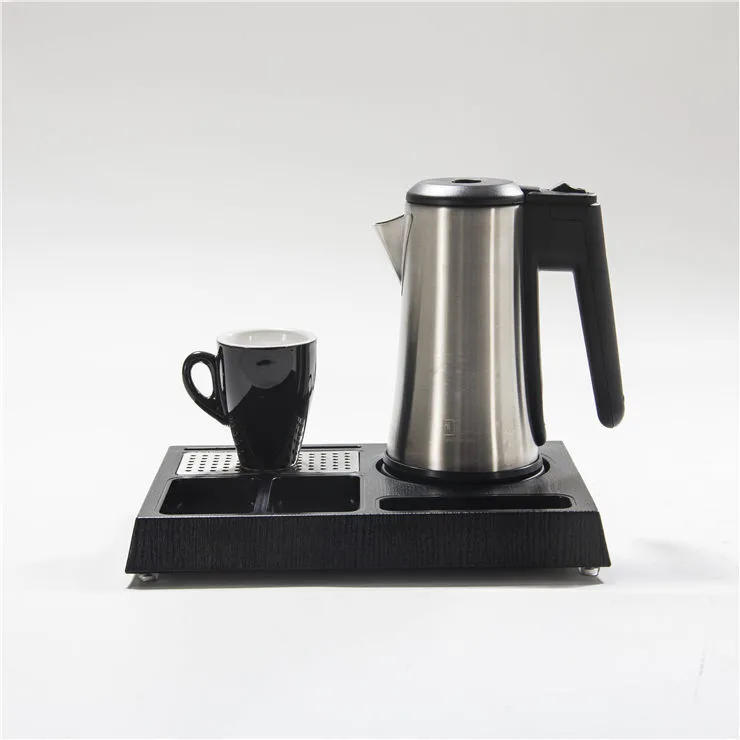 Hotel room kettle tray set ,hotel welcome tray set 1