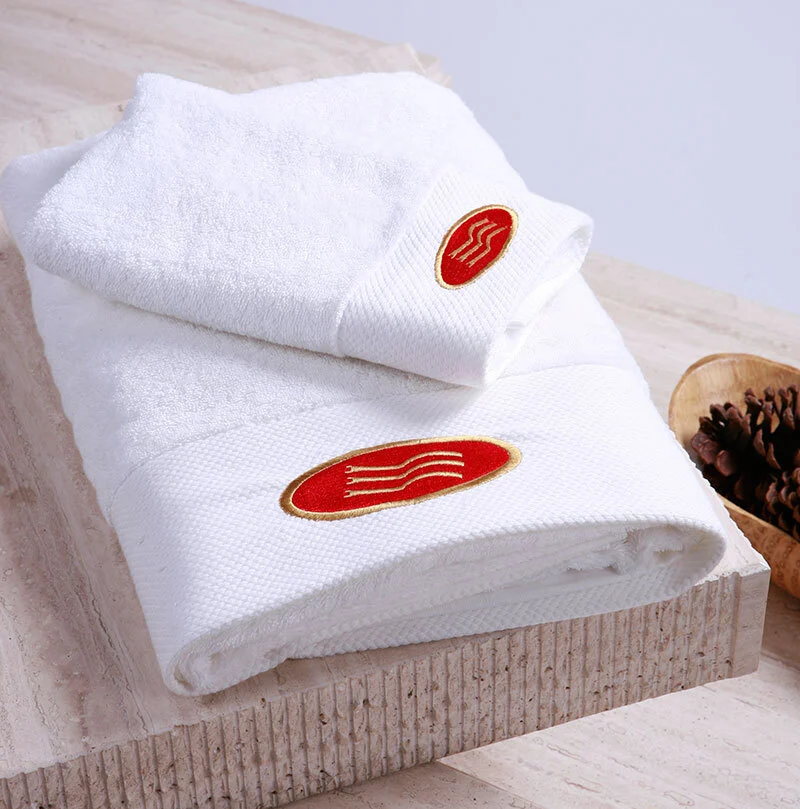 Luxury Hotel Body Towel Absorbent 5 Star Hot Sale Plain White Towels Set 1