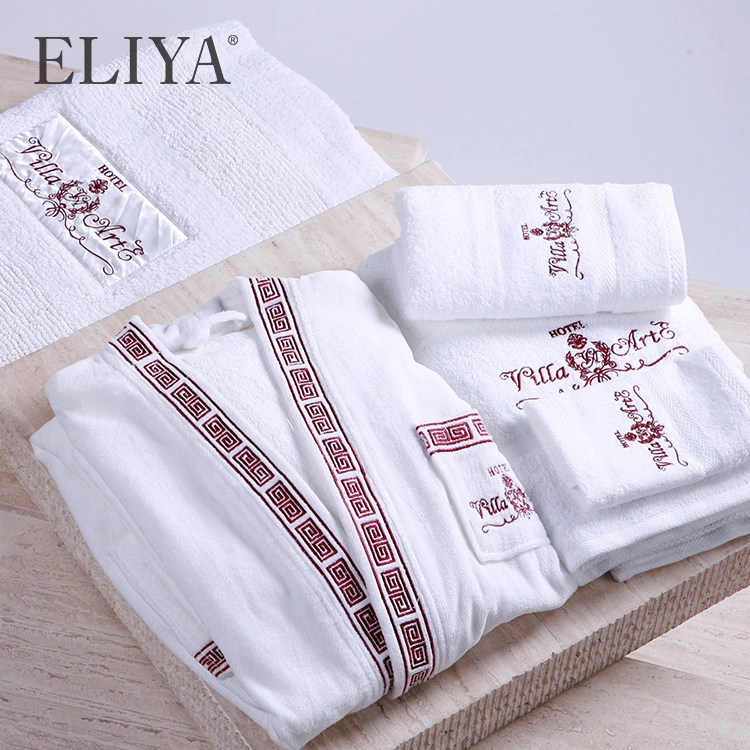 Customised Bleach Proof 16X16 16X24 Luxury Hotel Fitness Bath Hair Towel Set 1
