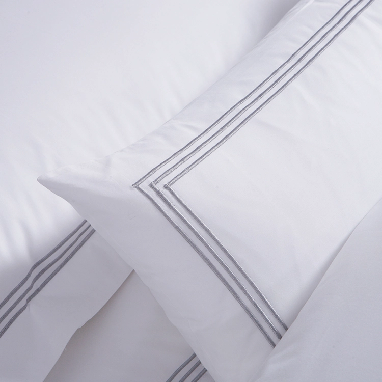 Luxury Hotel Duvet Cover Sets 100% Cotton Embroidery Bedding Set 1