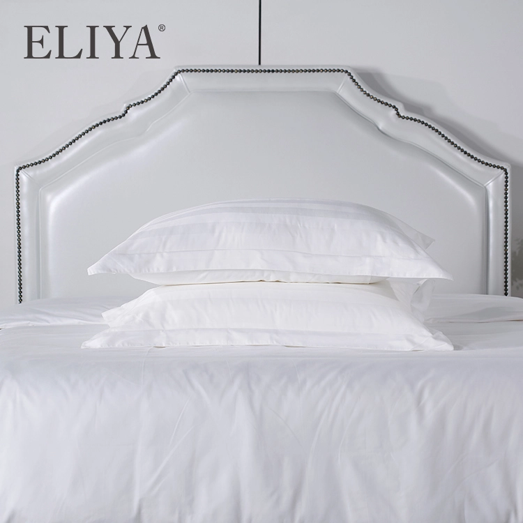 Custom Romantic 100% Cotton Striped Bed Sheet With Comforter Queen Size 1