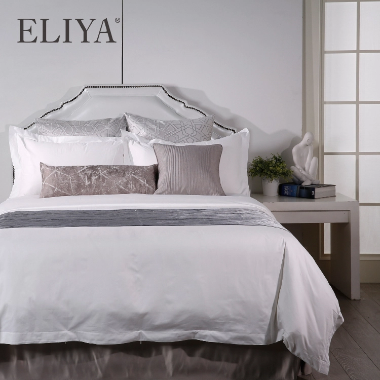 100% Cotton Sateen Bed Sheet For Four Seasons Hotel Bedding Sets 1