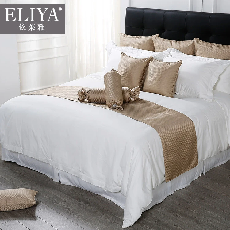 100cotton hotel bed sheets,200 thread white whit for hotel bedding sets cotton 1