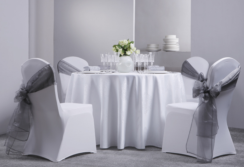 5 Star Hotel Restaurant Dinning Luxury Linen Table Cloth For Wedding 8