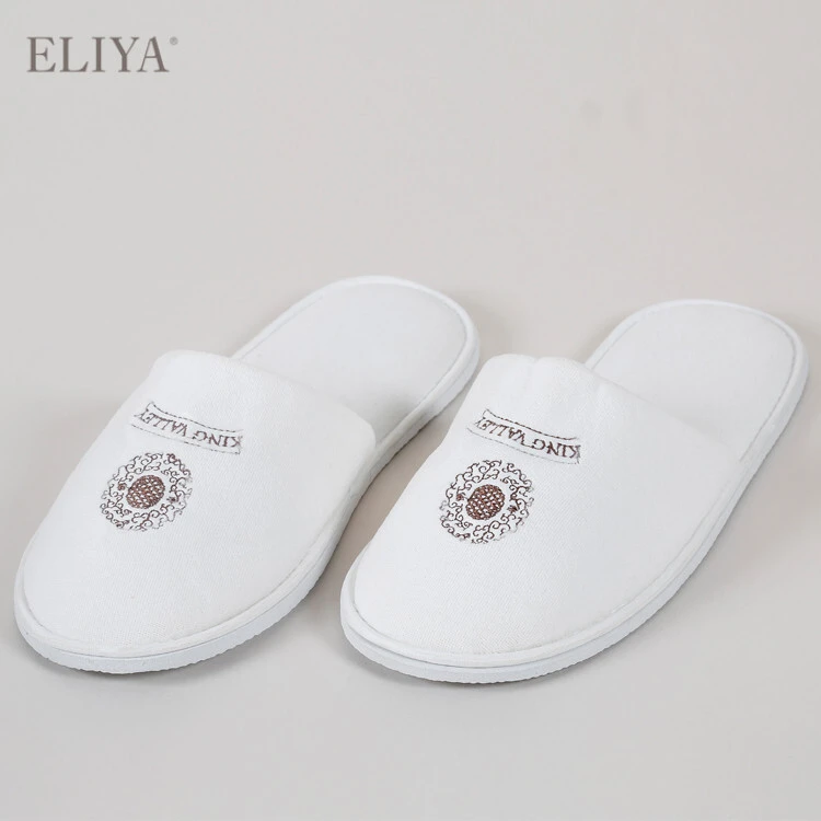 Guangzhou Manufacture EVA White Luxury Hotel Slippers For SPA Bathroom 1