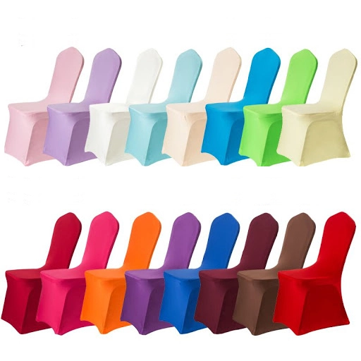 100% polyster banquet spandex wedding chair cover for events 1