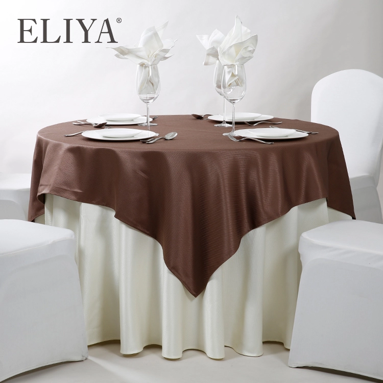 Luxury Designer 5 Star Hotel 100% Cotton Table Cloth Linen Print Wedding Chair Cover for Party 1