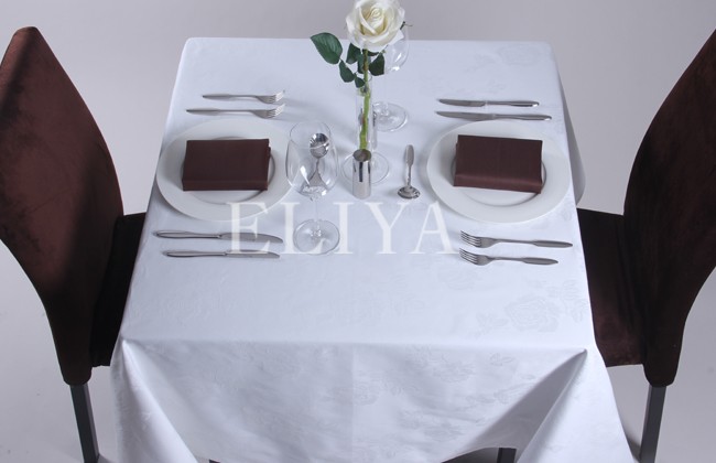 ELIYA Factory Outlet Table Linen Table Cloth 100% Cotton For Hotel 9