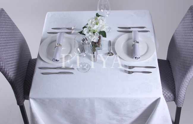 ELIYA Factory Outlet Table Linen Table Cloth 100% Cotton For Hotel 10