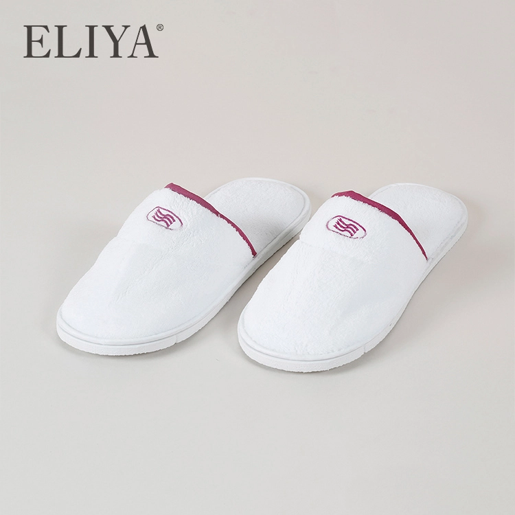 Precio de fábrica Tamaño personalizado ELIYA Spa Zapatillas de hotel con punta cerrada desechables 1