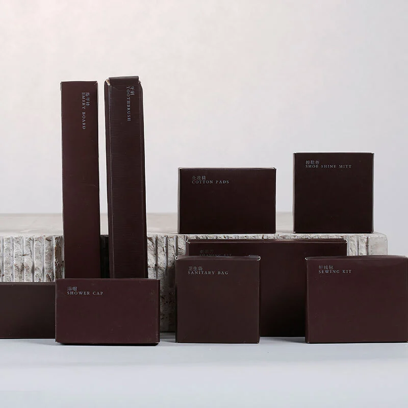 2020 Customized Popular Disposable Hotel Amenities Sets Wholesale Tolietries 1